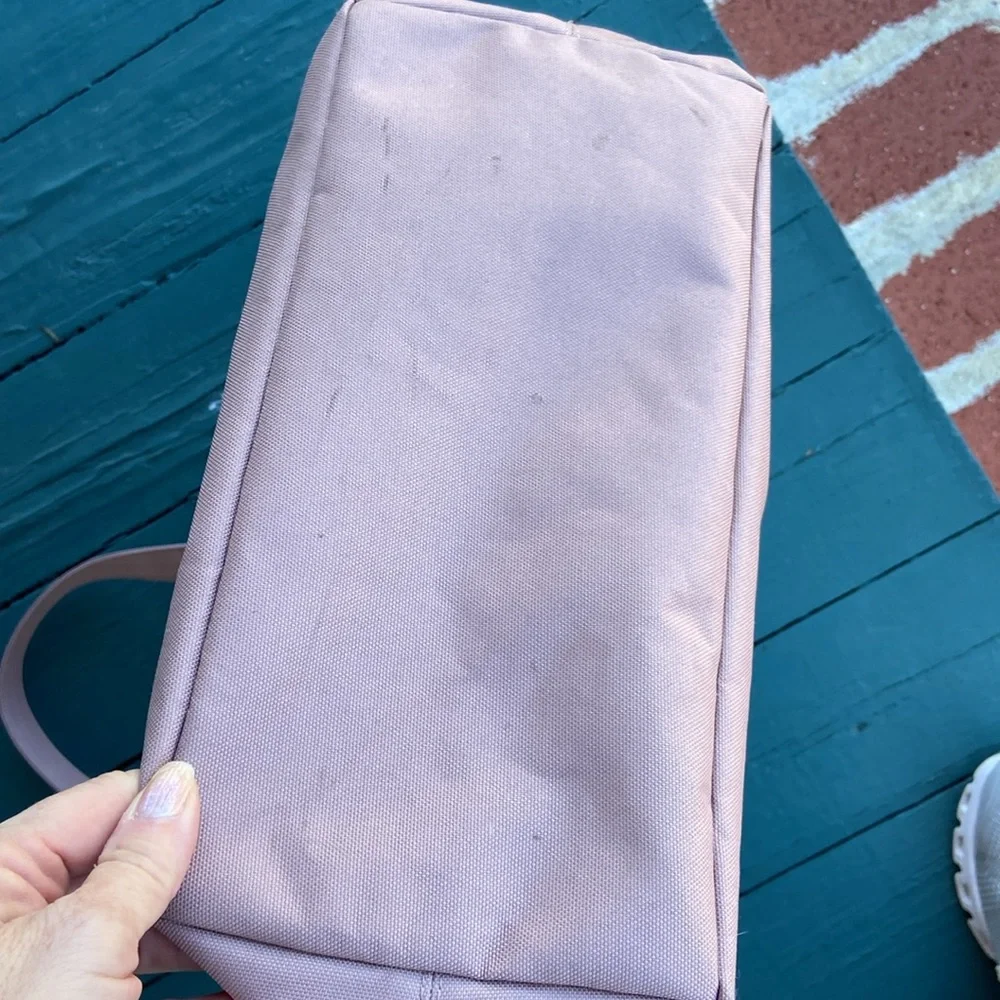 Herschel Supply Co. rose colored‎ canvas tote bag.